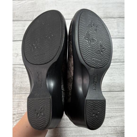 Alegria Sloan Snake Ankle Booties Zip Closure Platform Heels EU Size 40 - Picture 7 of 8